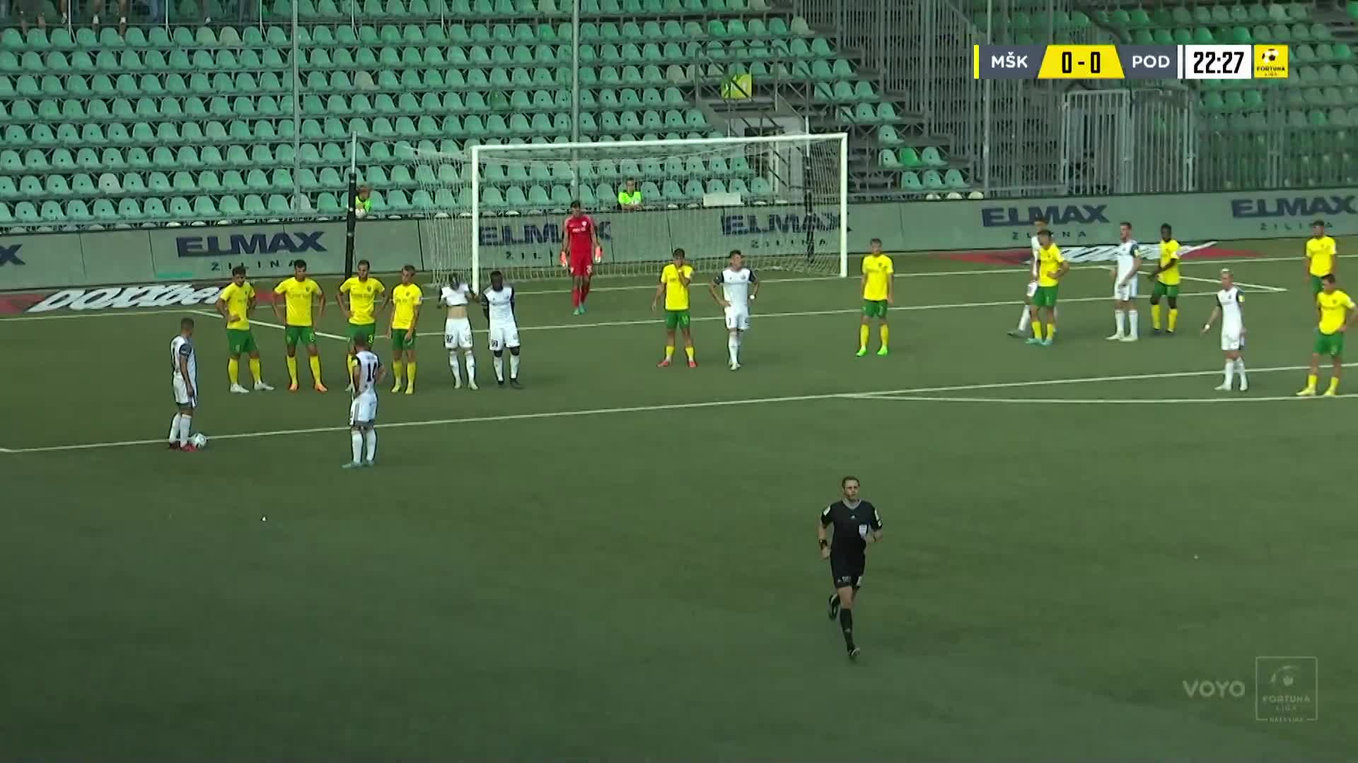 Žilina - Podbrezová 0:1 ( 9. kolo).