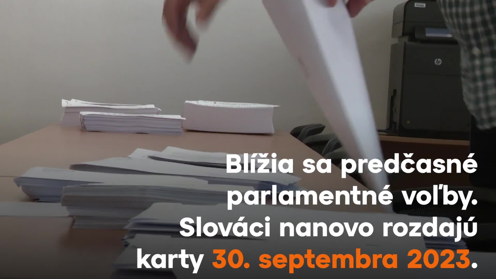 Predčasné parlamentné voľby (infovideo)