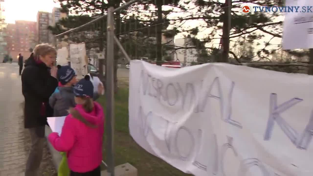 protest v dúbravke
