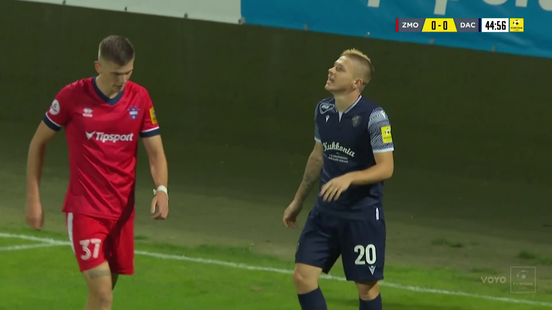 Zlaté Moravce - Dunajská Streda 2:2 (14. kolo).