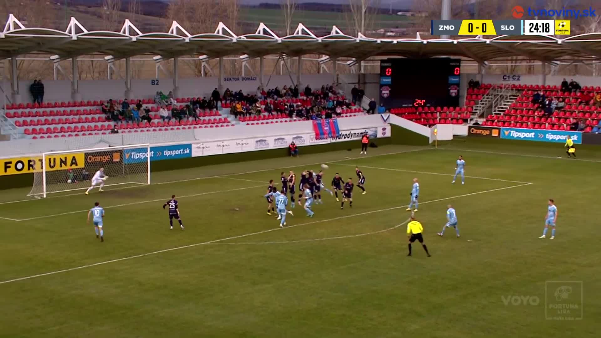 VION ZLATÉ MORAVCE - SLOVAN 1:1 (21. kolo Fortuna ligy)