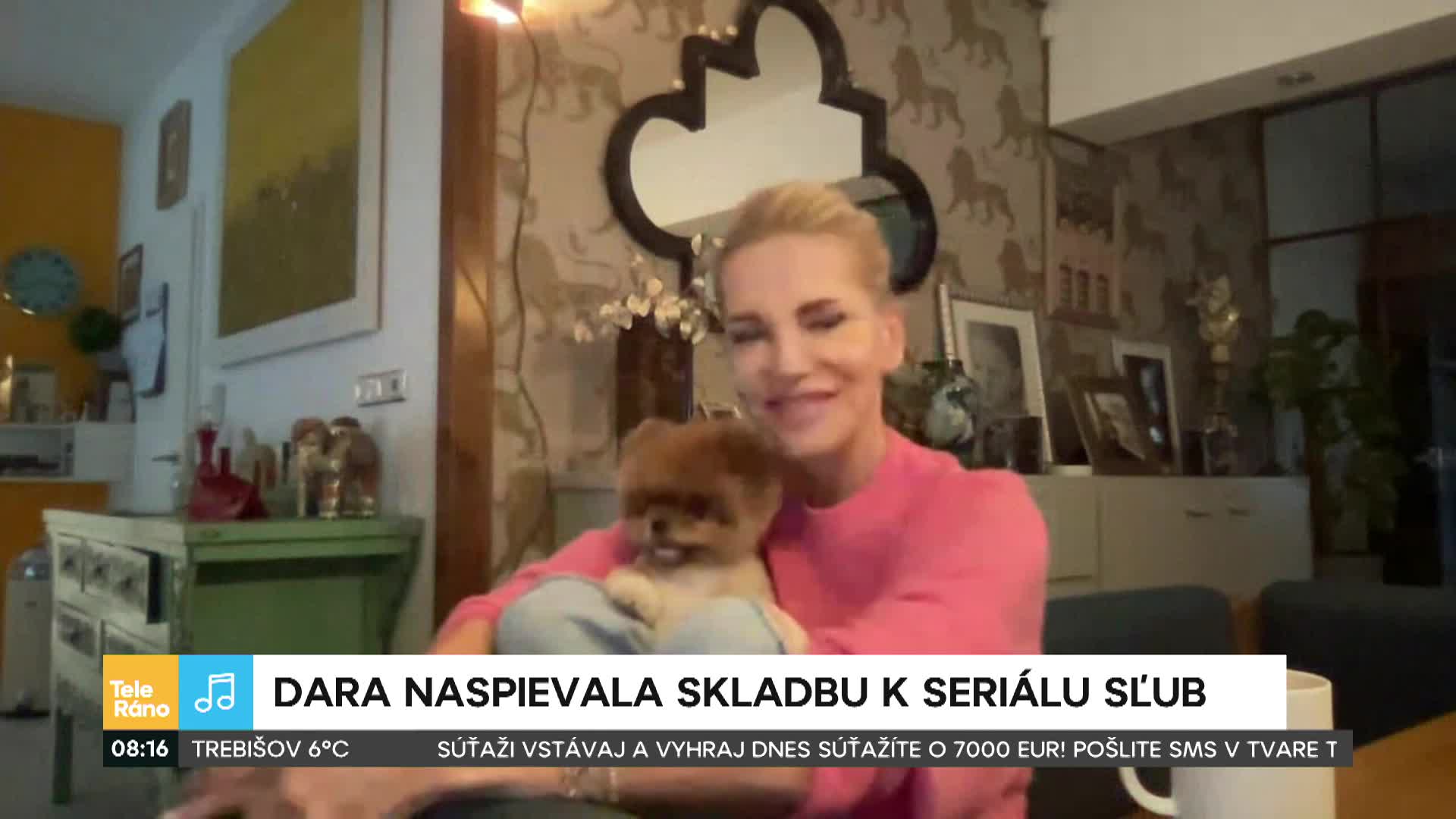 Telefonát s Darou Rolins v Teleráne